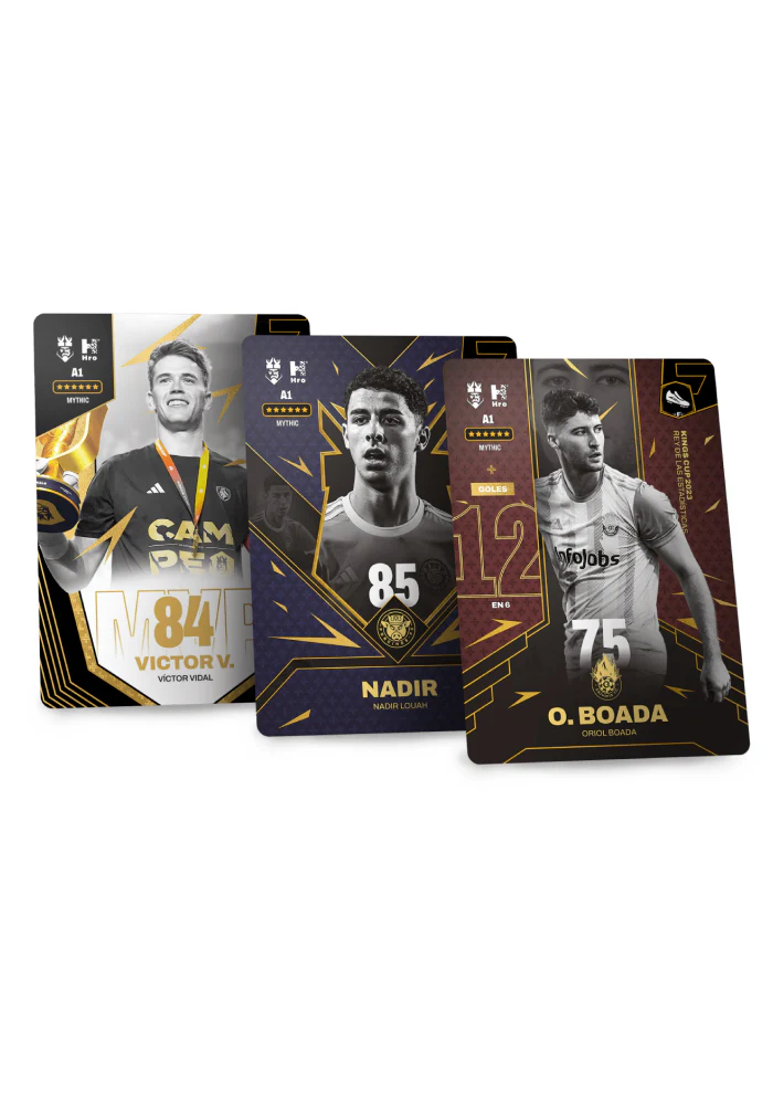 Cartas oficiales Kings League - Starter Pack (Album + 3 Sobres) - Image 3